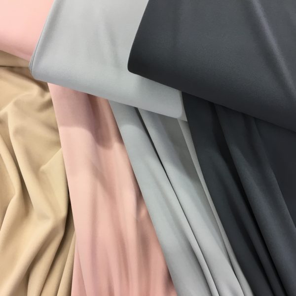 Scuba Crepe Stretch Jersey Knit - Charcoal Grey