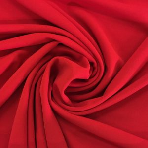 Scuba Crepe Stretch Jersey Knit - Red