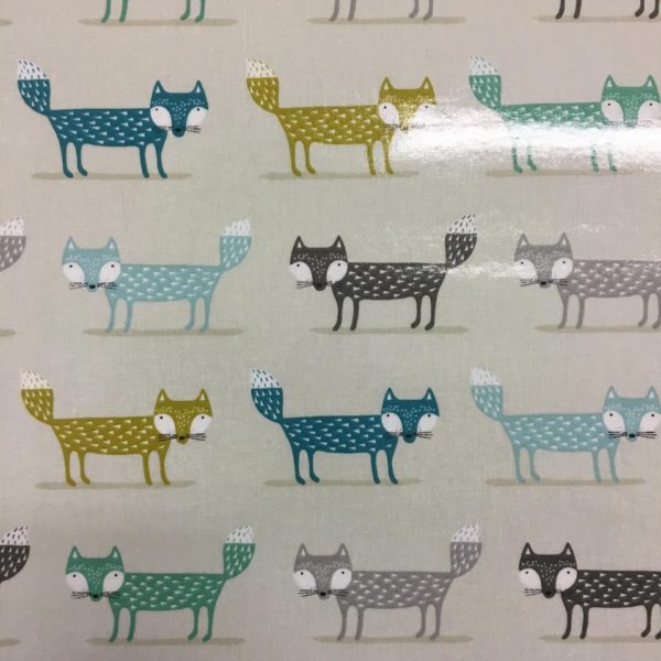 Fryetts Fabrics Foxy PVC - Teal