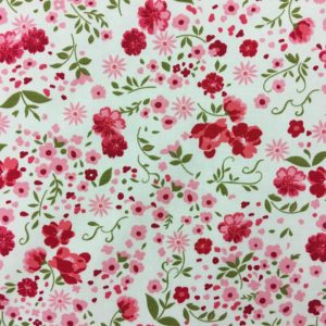Rose & Hubble 100% Cotton Floral Print - Cream