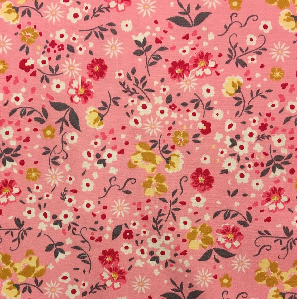 Rose & Hubble 100% Cotton Floral Print – Pink