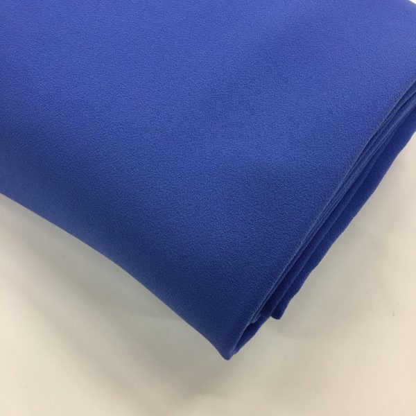 Heavy Triple Crepe Dress Fabric - Cornflower Blue