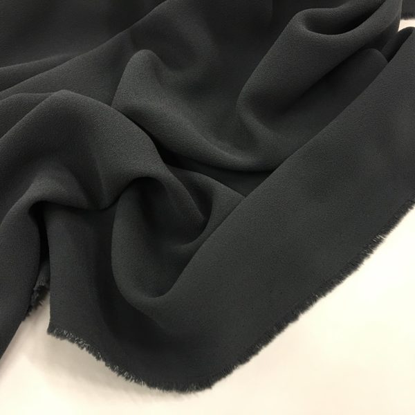 Heavy Triple Crepe Dress Fabric - Slate Grey
