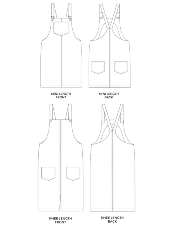 Tilly and the Buttons Cleo Pinafore + Dungaree Dress Pattern