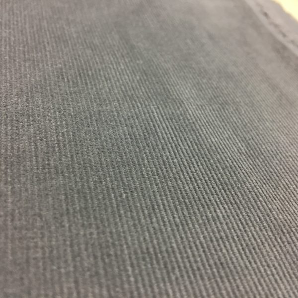 100% Cotton Babycord - Grey
