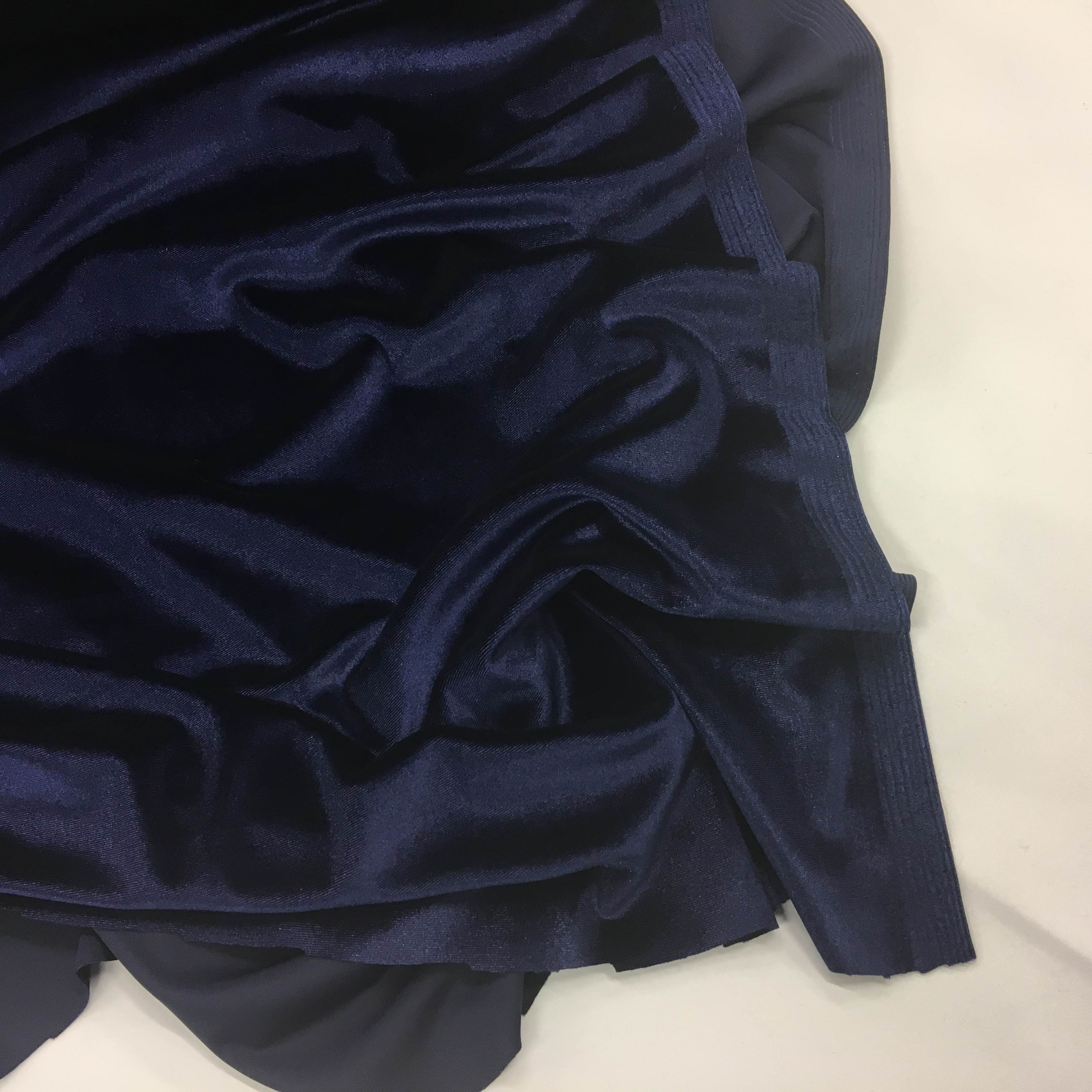 Smooth Stretch Velvet – Midnight | 1st For Fabric