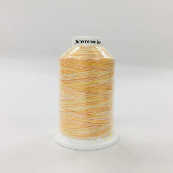 Gutermann Bulk Overlocking Thread - 1000m - Variegated Yellow/Orange