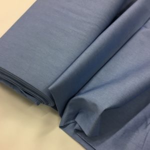 100% Cotton Lightweight Chambray - Light Blue