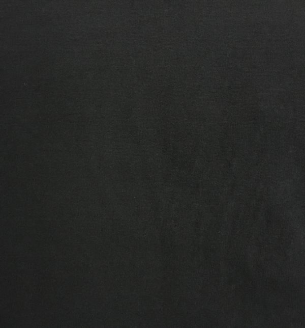 Super Soft 'Peachskin' Brushed Single Knit Jersey - Black