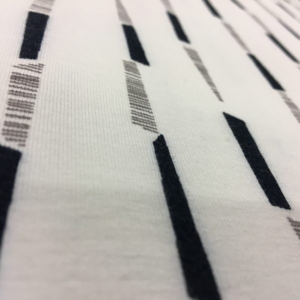 Stof of Denmark Avalana Sweatshirt Jersey - Fractured Stripe