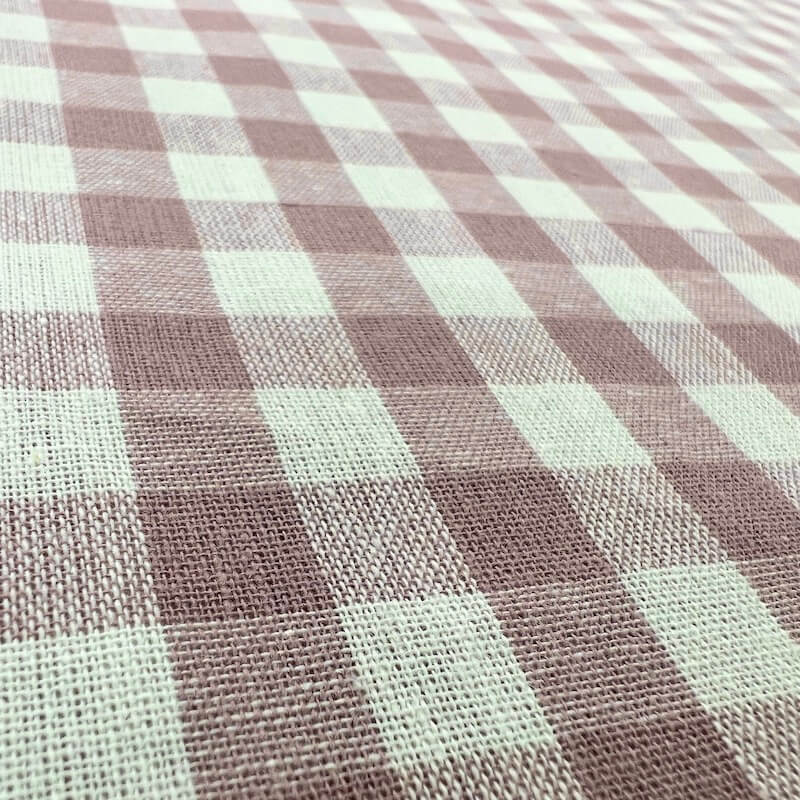 100% Cotton Gingham – Blush | 1st For Fabric