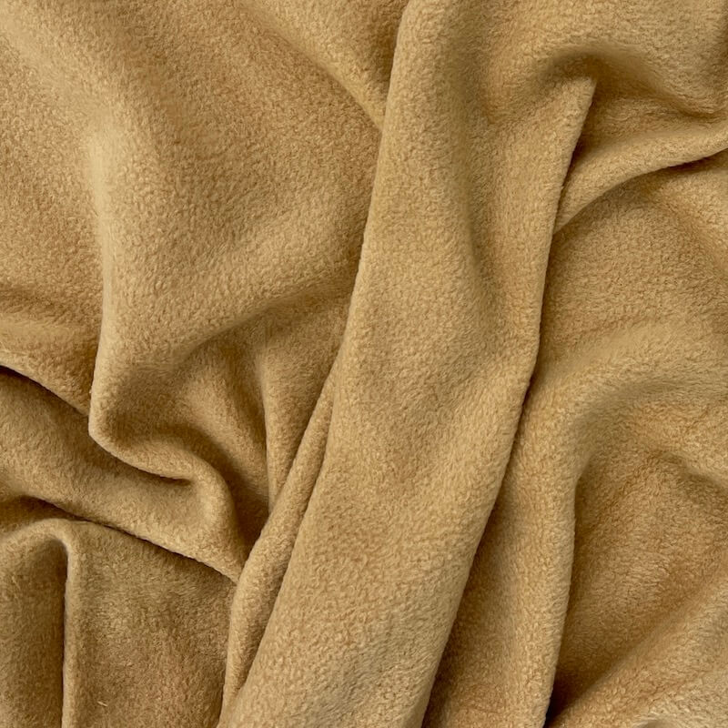 Plain Polar Fleece - Camel