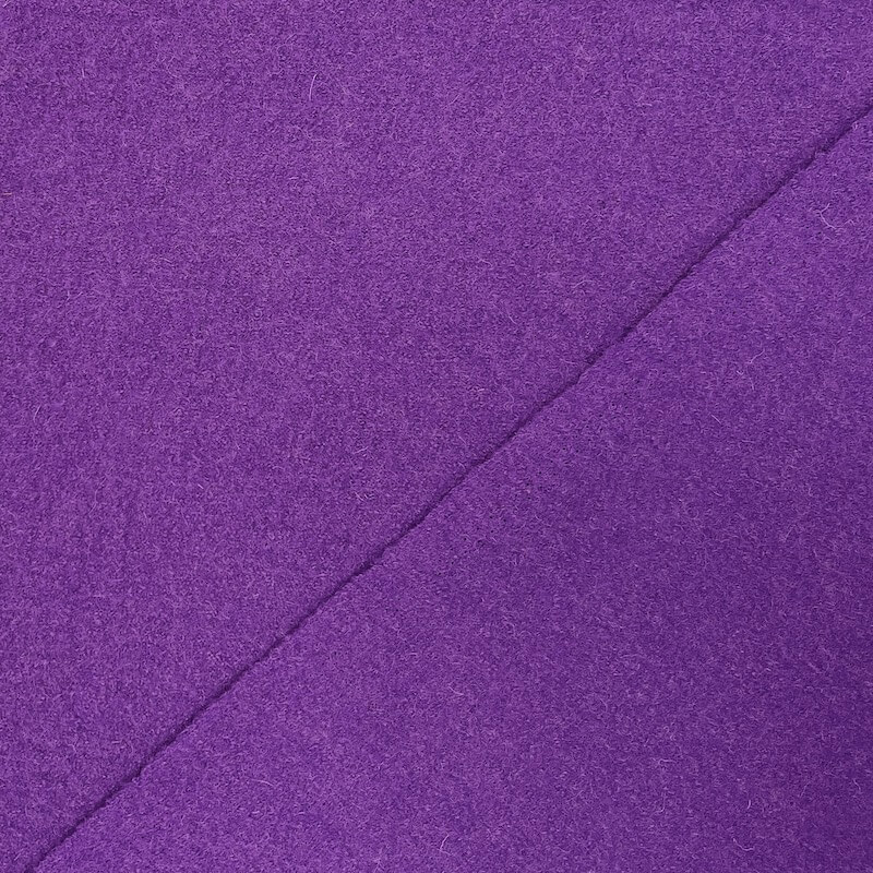 100% Boiled Wool - Purple - Image 3