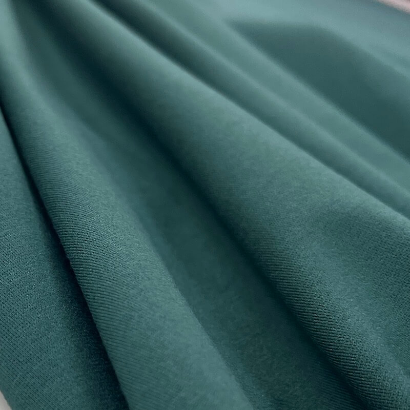 Luxury Ponte Roma Heavy Jersey - Bottle Green - Image 3