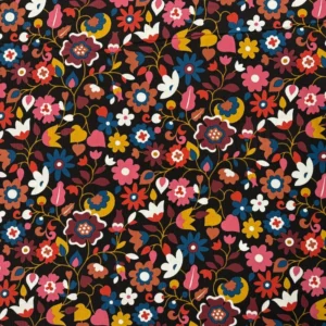 Dashwood Studios 21w 100% Cotton Corduroy - Florali - Wine