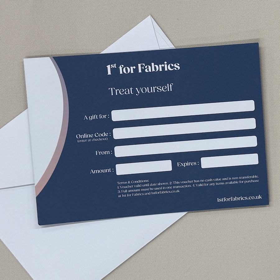 Virtual 1st For Fabrics 'Treat Yourself' Gift Card - Image 2