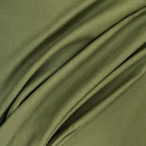 100% Washed Linen - Khaki