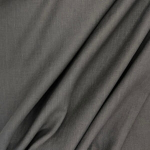 100% Washed Linen - Dark Grey