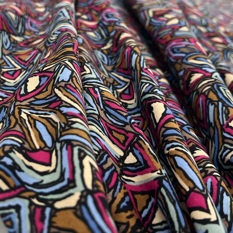 100% Cotton Lawn - Triangle Doodles