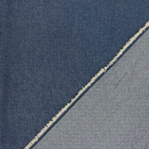 8oz 100% Cotton Denim - Mid Blue