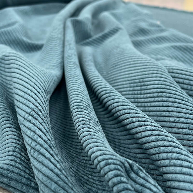 Soft 6 Wale Corduroy - Light Teal