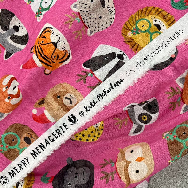 Festive 100% Cotton - Dashwood Studios - Merry Menagerie - Image 5