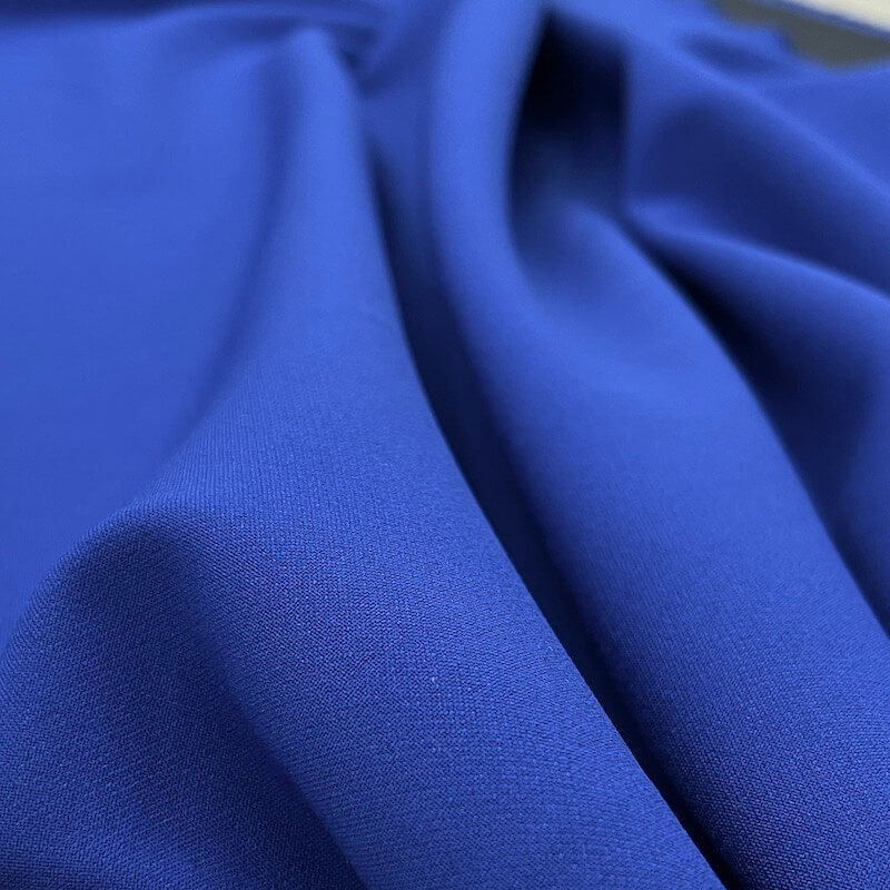 Ex Designer Heavy Double Cloth Dressmaking Fabrics - Cobalt - Image 3