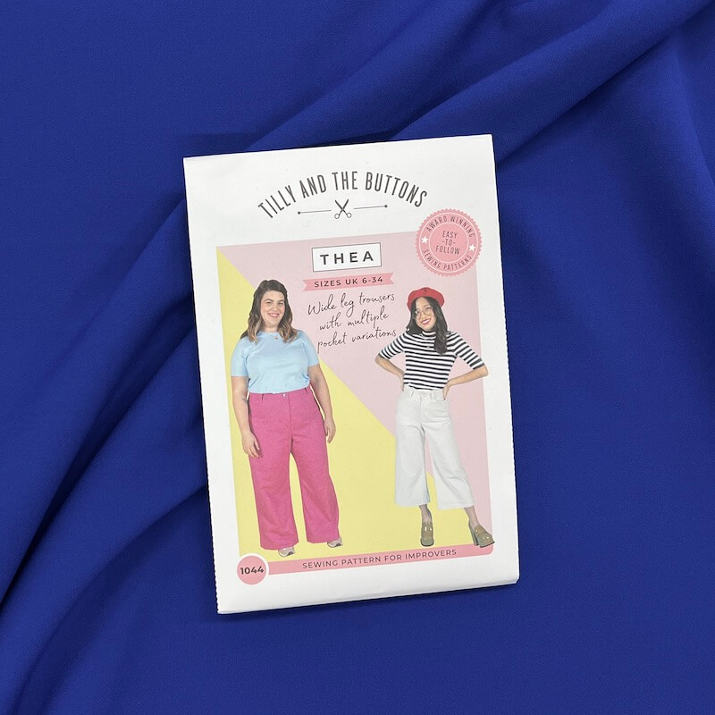 Ex Designer Heavy Double Cloth Dressmaking Fabrics - Cobalt - Image 5