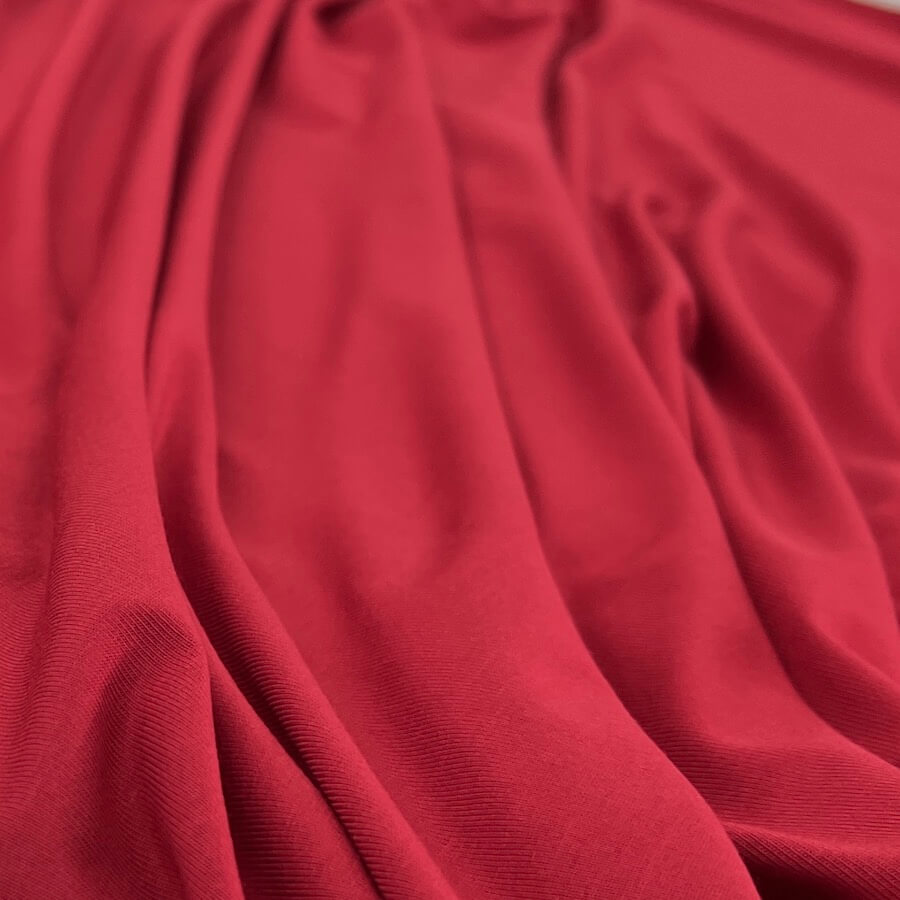 Bamboo Jersey - Dark Red