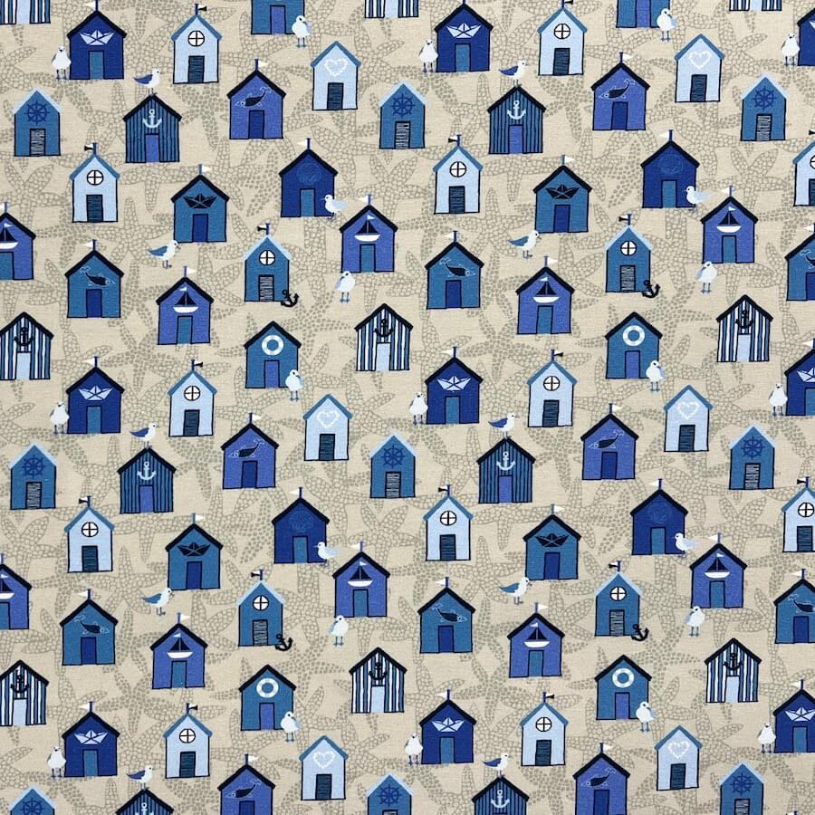 Stof of Denmark Avalana Jersey - Beach Huts