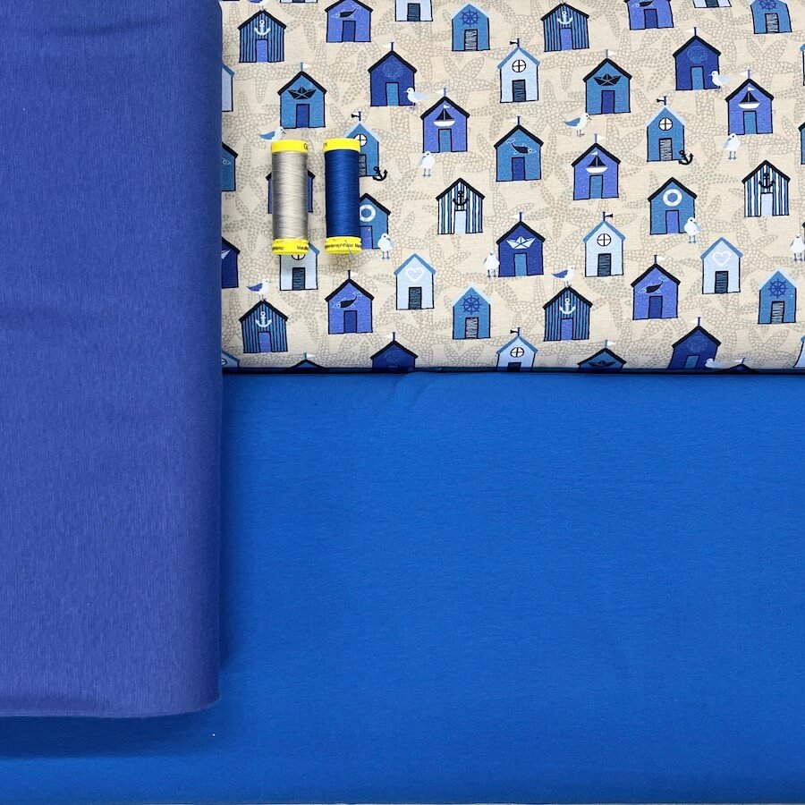 Stof of Denmark Avalana Jersey - Beach Huts - Image 3