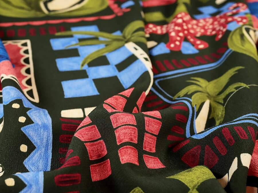 Fabric Godmother Leo's Beach Viscose Crepe - Image 2