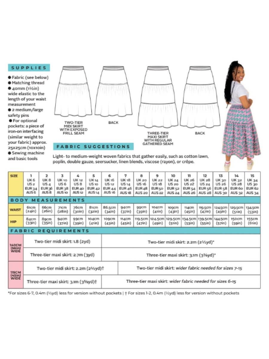 Tilly and the Buttons Luella Skirt Sewing Pattern - Image 10