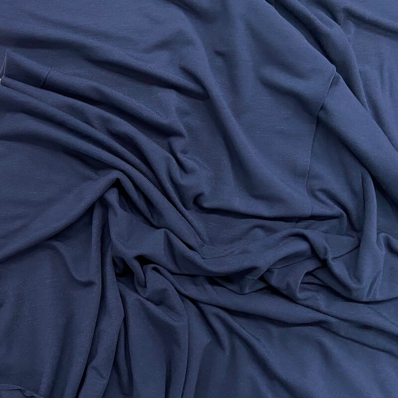 Bamboo Jersey - Dark Navy - Image 2