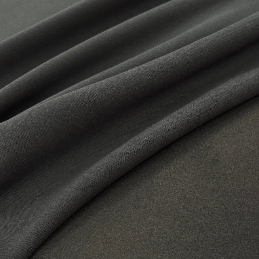 Organic Cotton Heavy Sweatshirt Jersey - Black - Image 3