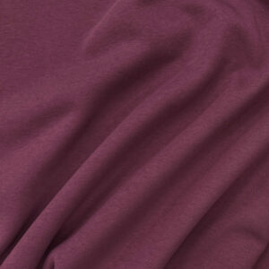 Organic Cotton Heavy Sweatshirt Jersey - Mulberry