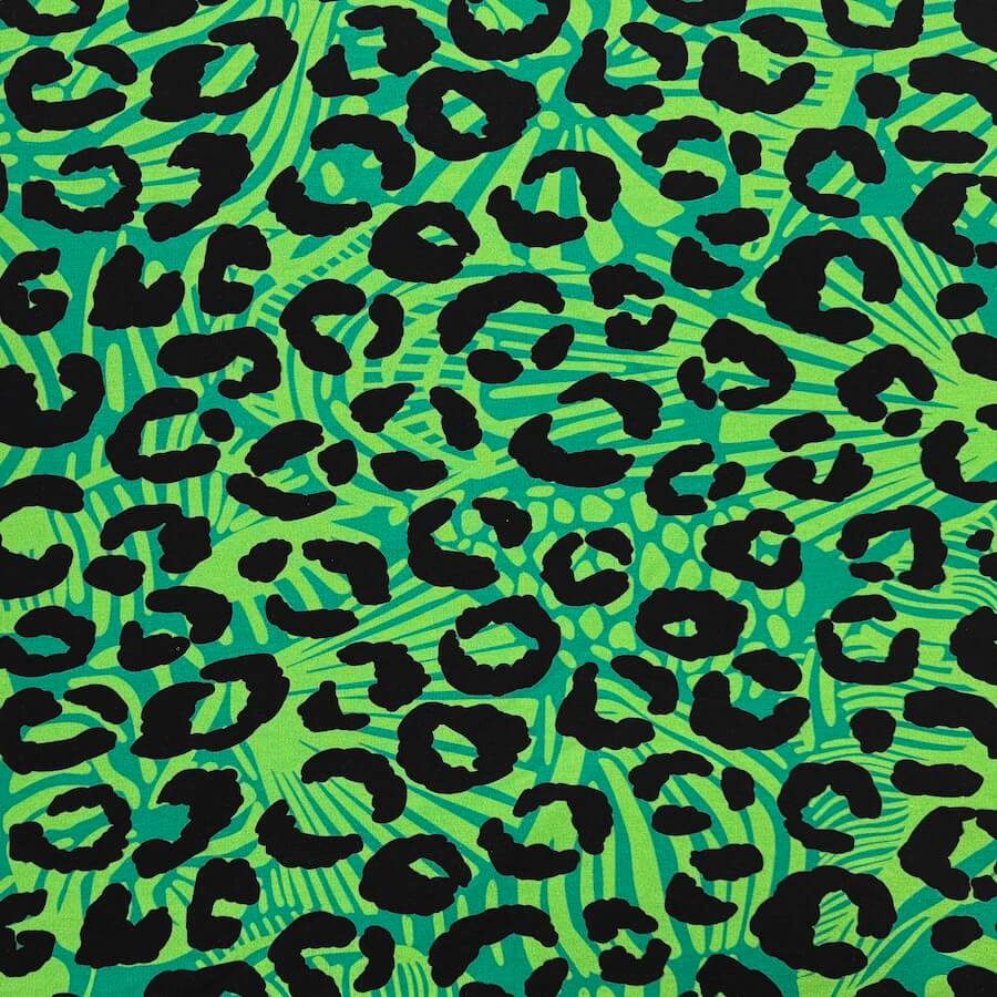 Green Leopard fam 』by Zuberi 30*40cm Green Leopard fam 』by