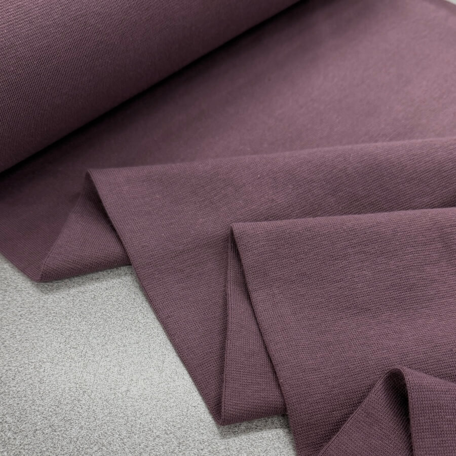 Tubular Jersey Rib/Cuffing - Mauve