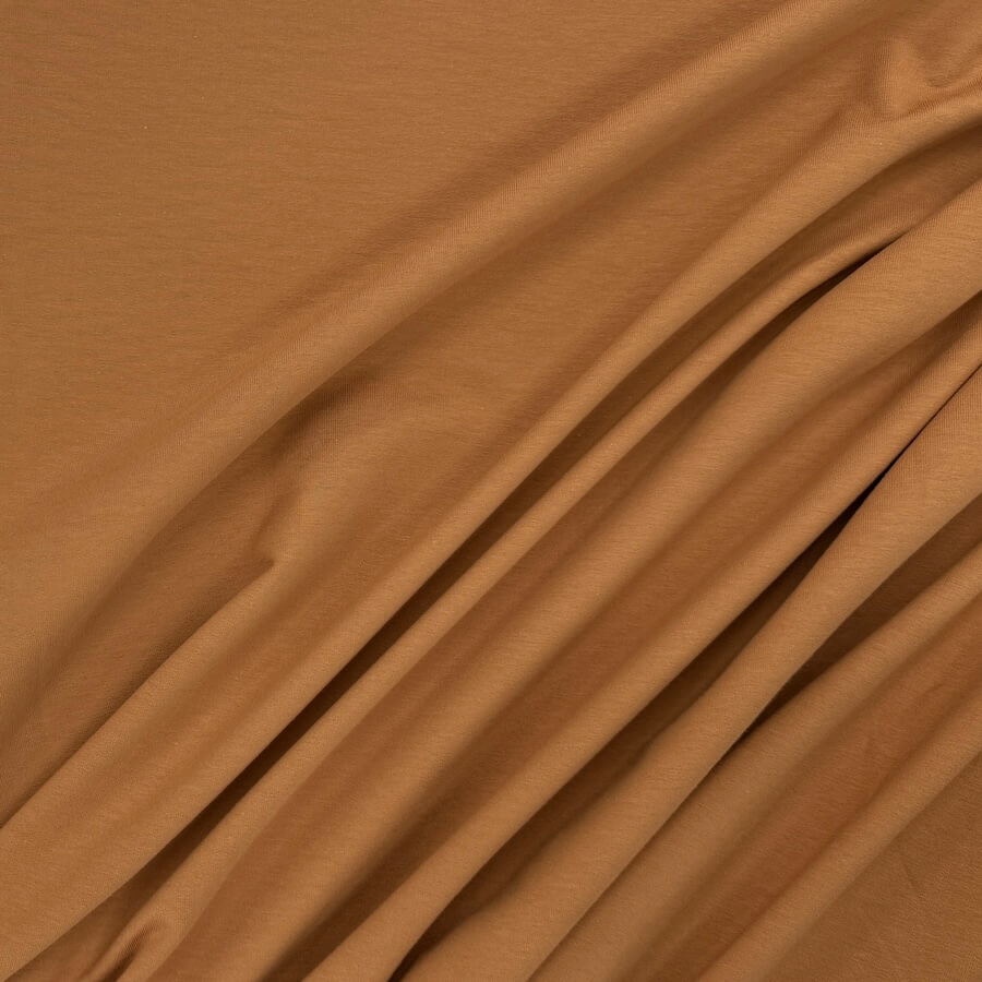 Soft Loop Back French Terry Jersey - Caramel
