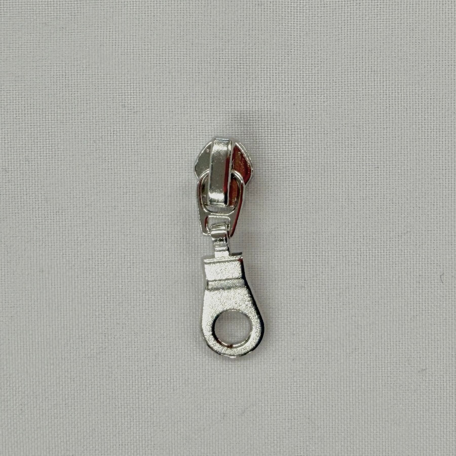Deluxe Zip Pull - Silver - Donut
