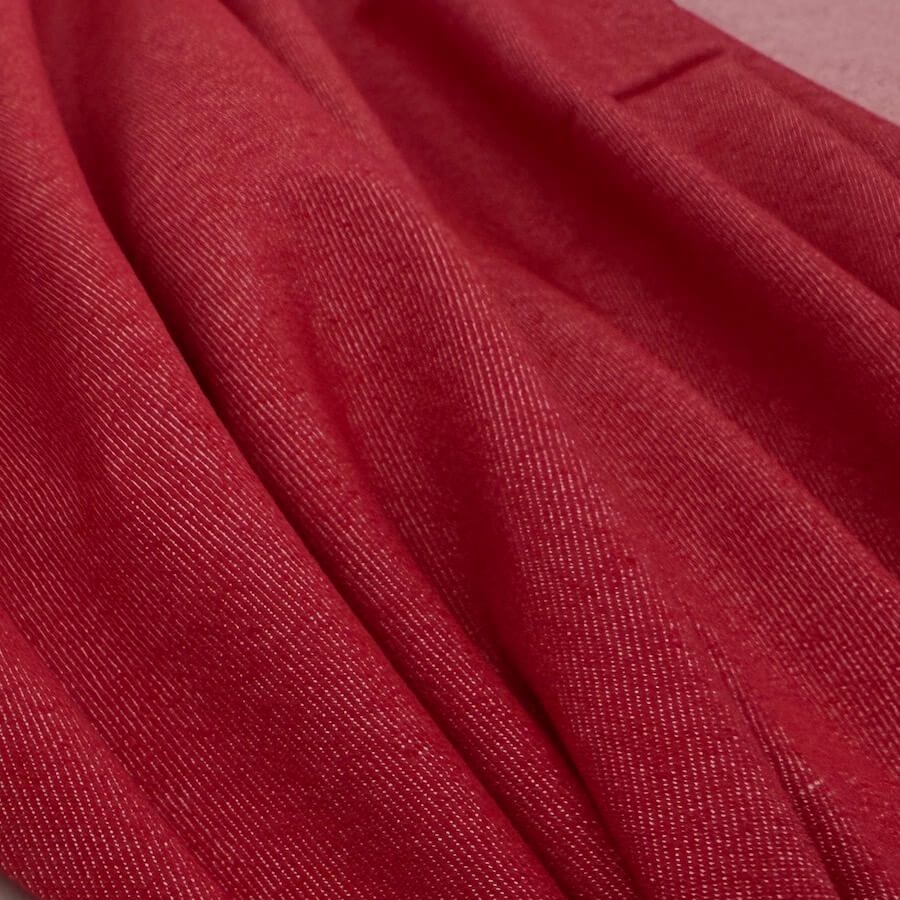 7.5oz Stretch Denim - Red - Image 5