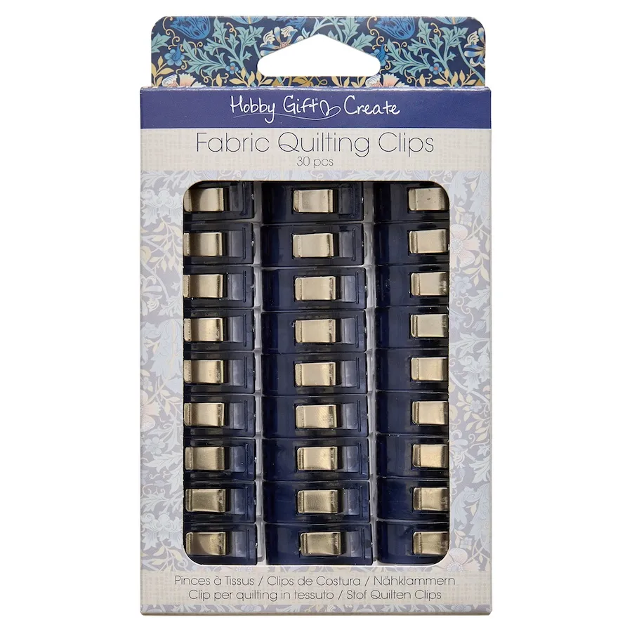 William Morris Inspired Sewing Gifts: Quilting Clips