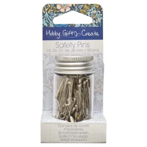 William Morris Inspired Sewing Gifts: Safety Pins in a Jar