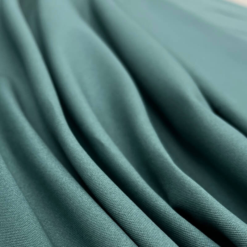 Brushed Stretch Cotton Canvas - Ocean - Image 4