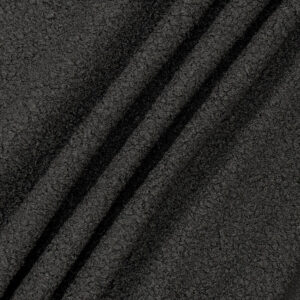 Textured Boucle Fabric - Black