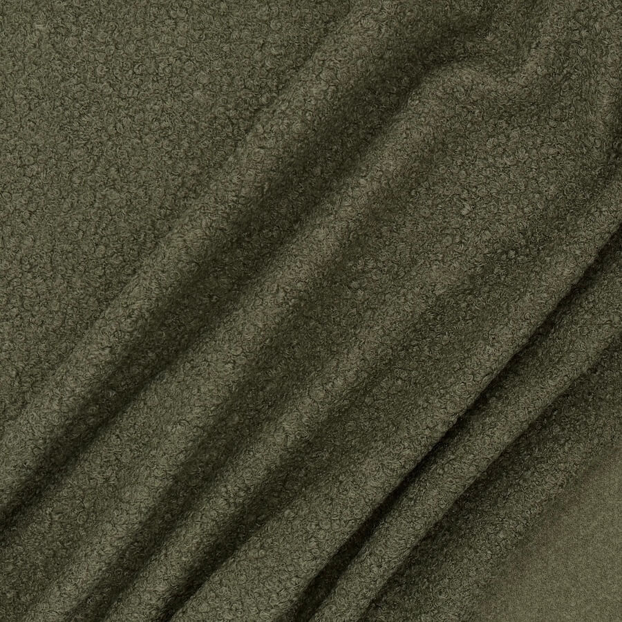 Textured Boucle Fabric - Khaki