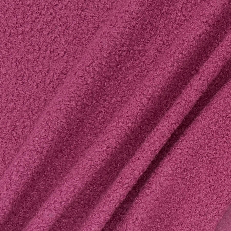 Textured Boucle Fabric - Pink