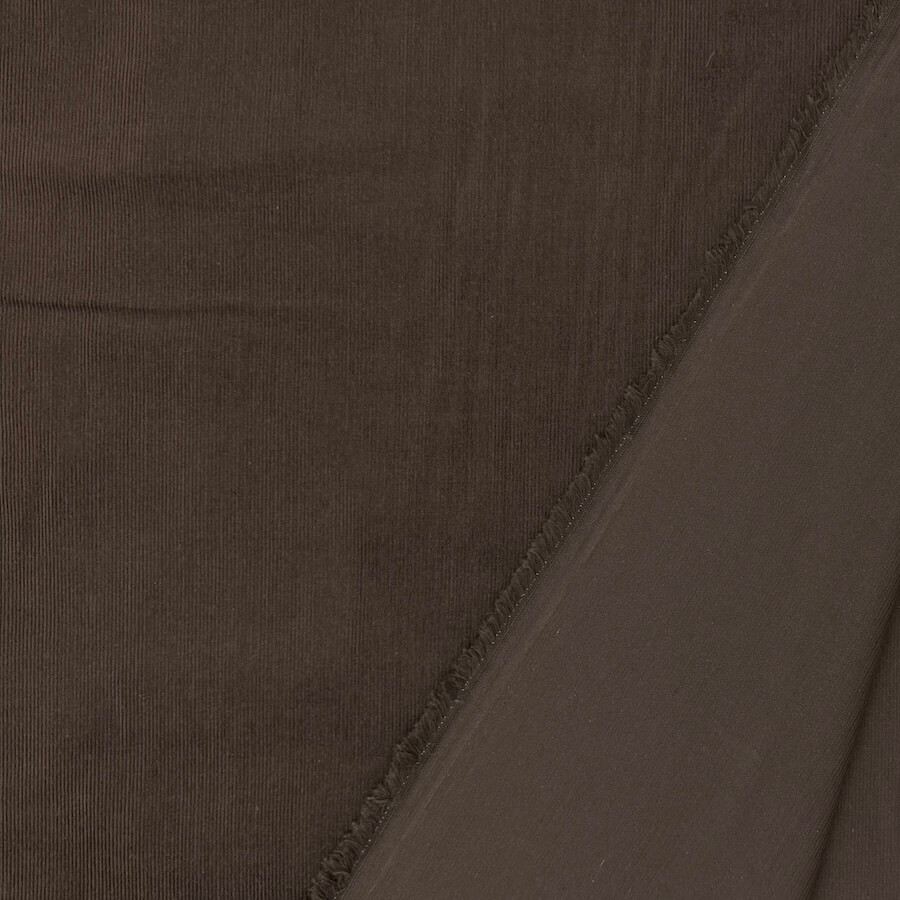 100% Cotton Babycord - Chocolate Brown - Image 3