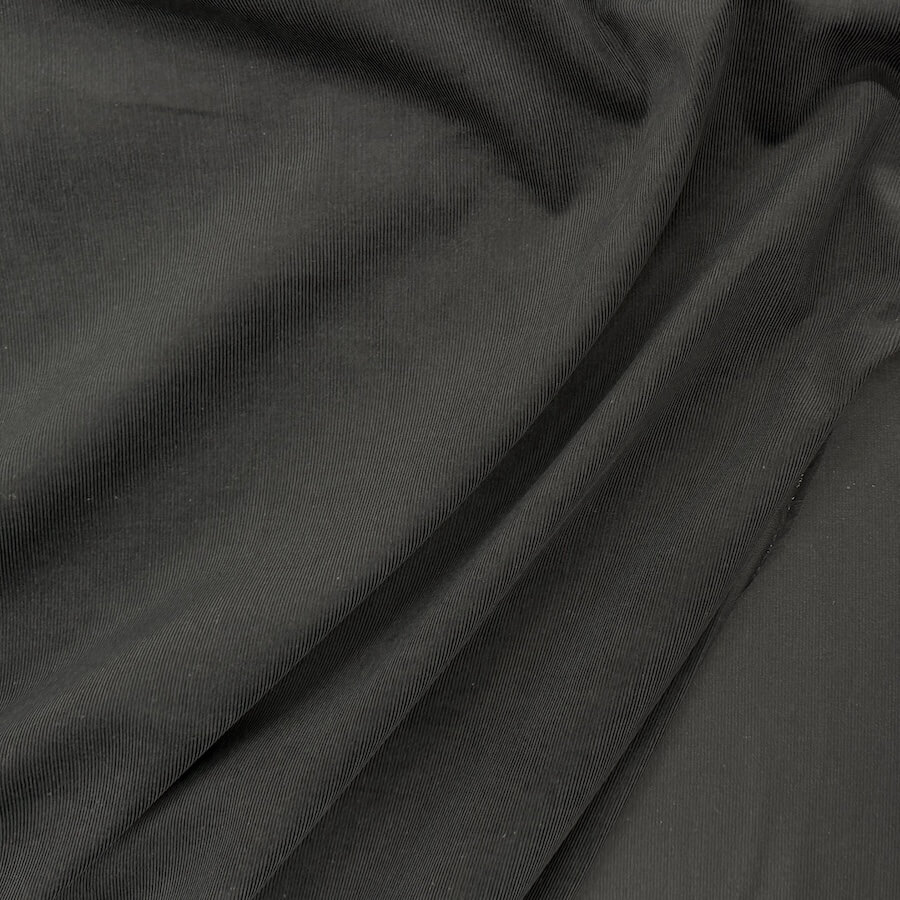 100% Cotton Babycord - Black - Image 4