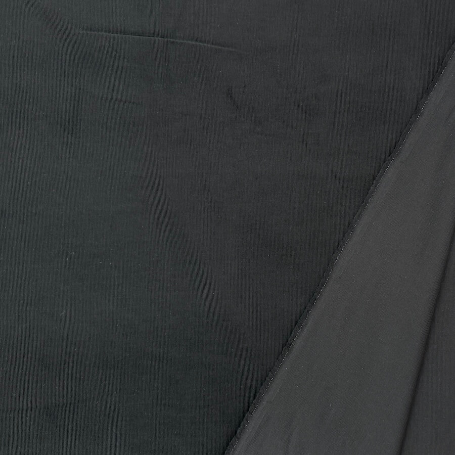 100% Cotton Babycord - Black - Image 2